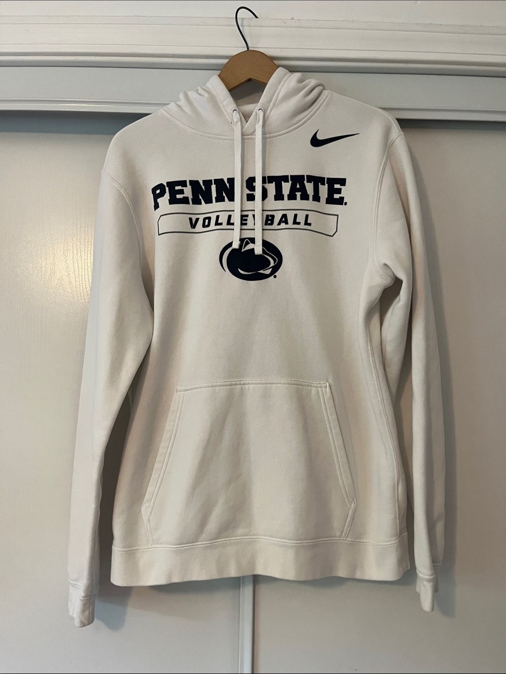 Nike White Penn State Volleyball Hoodie